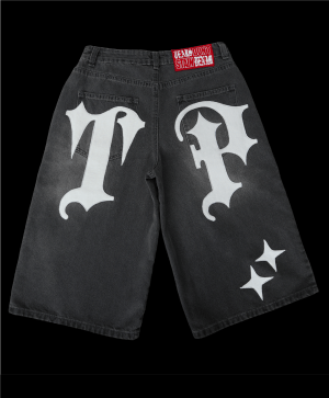 WASHED GREY TP JORTS